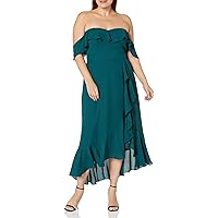 City Chic Plus Size Maxi REMY in Emerald, Size 20