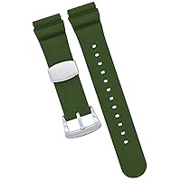 MOD 18mm 20mm 22mm Watch Band - Quick Release - Soft Silicone Replacement Watch Straps - Color Variations - for Men and Women