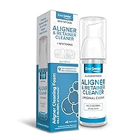 EverSmile AlignerFresh Original Clean - AlignerFresh Cleaning Foam for Invisalign, ClearCorrect, Essix, Hawley Trays/Aligners. Cleans, Kills Bacteria, Whitens Teeth & Fights Bad Breath (50ml)