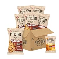 Heirloom Cinnamon Sugar Twists by Pipcorn - 4.5oz 6pk with 1pk of Honey BBQ Twists