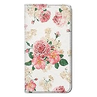 RW1859 Rose Pattern PU Leather Flip Case Cover for Google Pixel 7