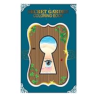 Kawaii Secret Garden Coloring Book Blonde Girl Black Lines