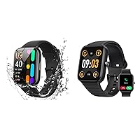 Parsonver Smart Watch for Men Women, PSSW2B Bundle with PSB10B