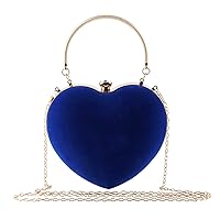 Women Heart Purse Wedding Party Evening Bag Cute Heart Shaped Clutch Small Cocktail Prom Tote Handbag