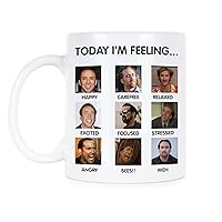 Today Im Feeling Nicolas Cage Mug Nick Cage Mug Nicolas Cage Mood Coffee Cup