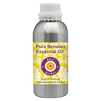 Deve Herbes Pure Benzoin Essential Oil (Styrax Benzoin) Steam Distilled 1250ml (42 oz)