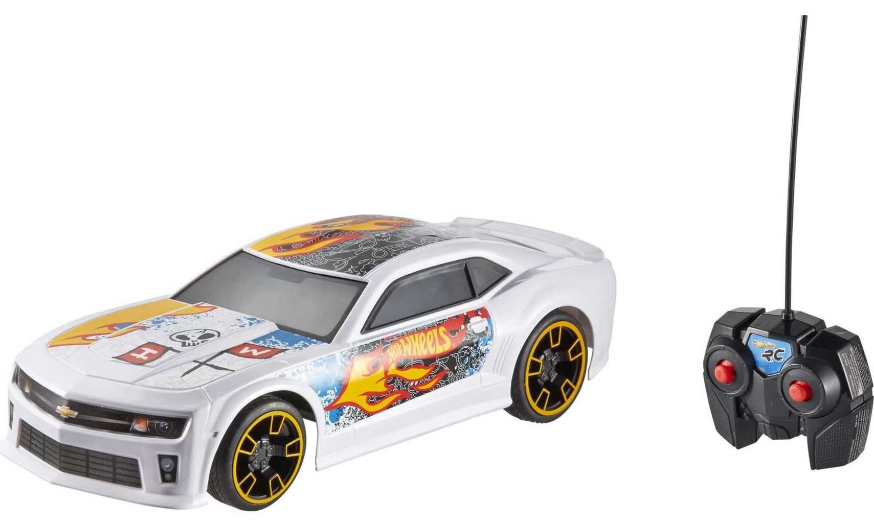 Mua Hot Wheels Remote Control Car, White ZL1 Camaro RC Vehicle with  Full-Function Remote Control, Large Wheels & High-Performance Engine,   GHz with Range of 65 Feet [Amazon Exclusive] trên Amazon Mỹ