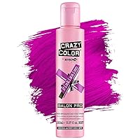 Crazy Color Hair Dye - Vegan and Cruelty-Free Semi Permanent Hair Color - Temporary Dye for Pre-lightened or Blonde Hair - No Peroxide or Developer Required (PINKISSIMO)