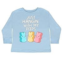 inktastic Easter Hangin' with My Peeps Toddler Long Sleeve T-Shirt