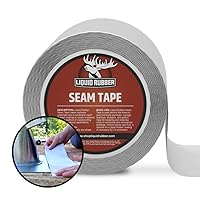 Liquid Rubber Peel and Stick Seam Tape - Fix Leaks, Repair and Restore Roof Joints and Tears, Bonds to EPDM, Metal, Tiles, Shingles, Wood, and Fiberglass Easy to Use, 4 Inch x 50 Foot Roll