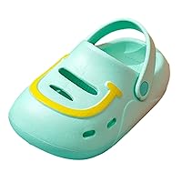 Toddlers House Shoes Cartoon Slippers for Kids Toddler Pillow Slide Sandals Shower Bathroom Rubber Bottom Slippers Kids