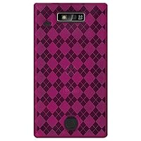 Amzer Luxe Argyle High Gloss TPU Soft Gel Skin Case for Motorola TRIUMPH - 1 Pack - Hot Pink