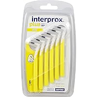 Plus Mini Yellow interdental Brush, Pack of 6