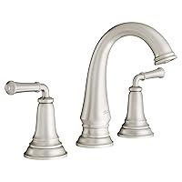 American Standard 7052807.295, Delancey 8-Inch Widespread 2-Handle Bathroom Faucet 1.2 GPM, Brushed Nickel