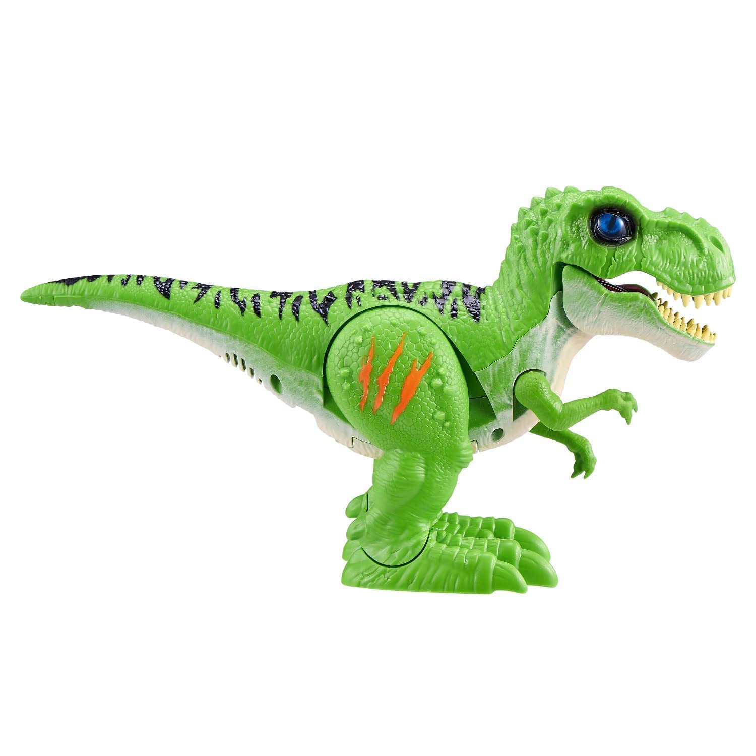Robo Alive Attacking Green T-Rex Battery-Powered Robotic Toy by Zuru, Dinosaur Toy, Birthday Gift for Boys 3 Years Old and Up