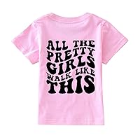 T Girl Clothes Girls Short Sleeve Letter Print Shirt Mama's Funny T Shirt Trendy Fashion Girls Long Sleeve Fleece Shirts