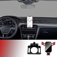 KUNGKIC Auto Universal Car Phone Holder Compatible with Volkswagen VW Arteon 3H7 2017 2018 2019, Air Vent Phone Mount Adjustable Car Phone Cradle Fit for 4-6.2 Inches Phone iPhone Samsung (Red)