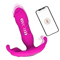 Phone Remote Control Wearable Massager Toy for Women, 10 Frequency Modes, with Music&Touch&Cloud&Voice Control Modes, Soft Silicone Massage Woman Tools RV N0945