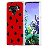 Naked ShieldClear Flex Gel Phone Case Compatible for LG Stylo 6,Lady Bug Print,Light Weight, Unbreakable, Flexible, Surround Edge Protection,Designed in USA