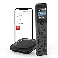 SofaBaton X1 Universal Remote Control with Hub & APP, Smart Remote with One-Touch Activities, Compatible with Alexa for Voice Control, Control up to 60 Entertainment IR/Bluetooth Devices