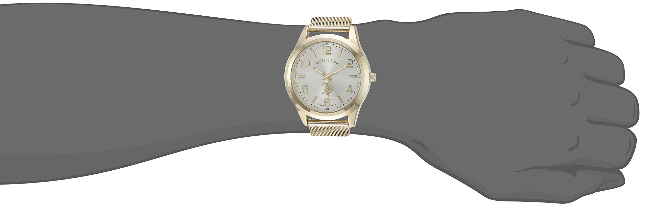 U.S. Polo Assn. Classic Men's Quartz Metal and Alloy Watch, Color:Gold-Toned (Model: USC80376)