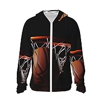 UPF50+ Basketball Sun Protection Hoodie Jacket Quick Dry Long Sleeve Sun Shirt For Men Women