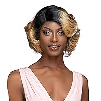 Janet Collection Melt Extended HD Swiss Lace Front Wig Raven (GOLDEN BRONZE)