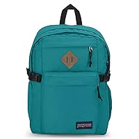 JanSport Main Campus Backpack - Travel, or Work Bookbag w 15-Inch Laptop Sleeve and Dual Water Bottle Pockets, Deep Lake
