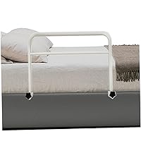 Bed Rails for Elderly Adults Carbon Steel Adjustable Adult Bed Guard Drill-Free Clip-On Bed Safety Rails for Student Dormitory Pregnant Women, Disabled People 19.7x11.8 Inch, Adult Bed Guard