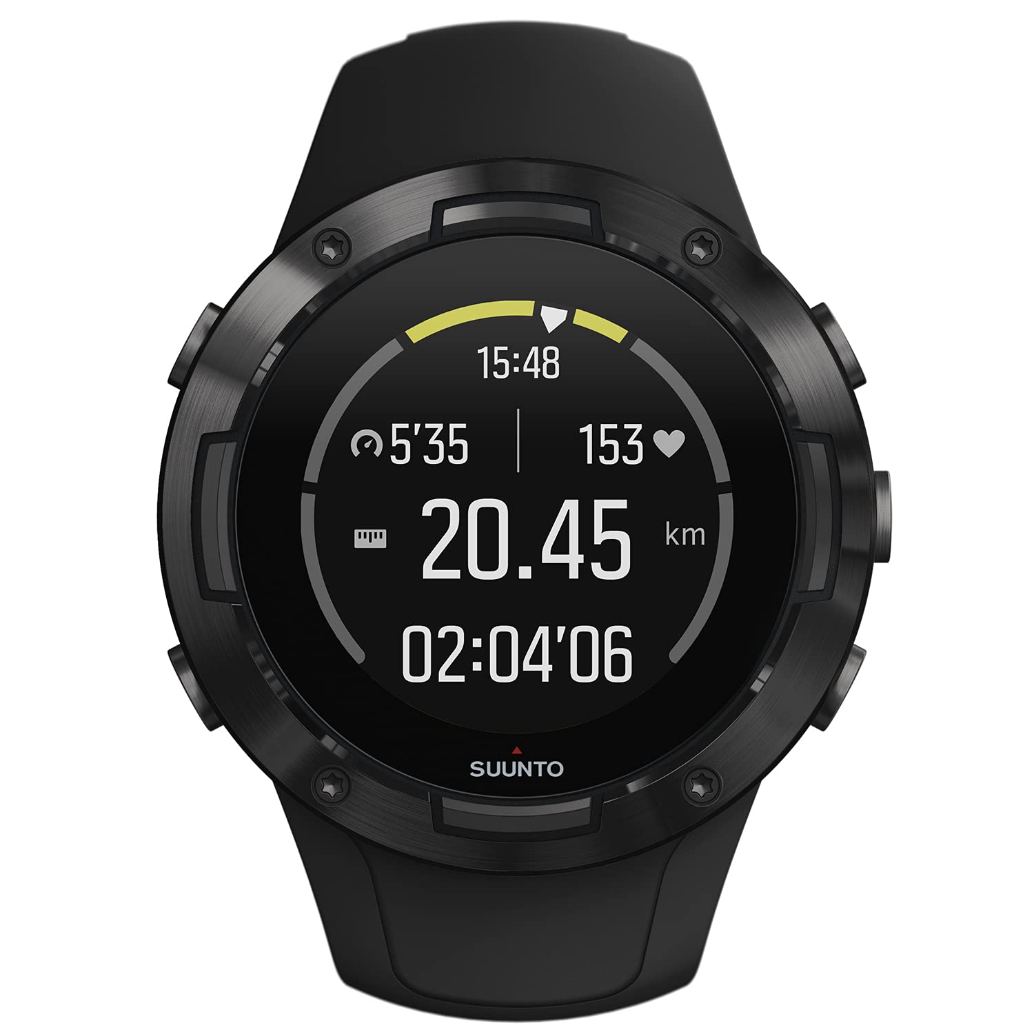 SUUNTO 5 Sports Watch, All Black, One Size