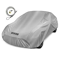 Motor Trend FlexCover Waterproof Car Cover for Rain Wind All Weather Small Fits up to 157