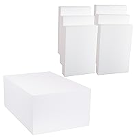 11x17x7 Craft Foam Block and 8x12x2-6 Pack Sheet Bundle
