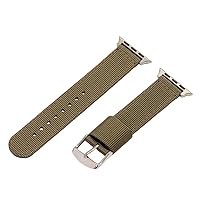 Clockwork Synergy- 2 Piece SS RAF NATO Watch Band, Apple Watch Bands Compatible with Apple Watch 42mm for iWatch Series
