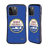 Officially Licensed National Hot Rod Association Original Logo Graphics Hybrid Case Compatible with Apple iPhone 15 Pro Max