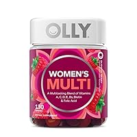 OLLY Men's & Women's Multivitamin Gummies, Immune Support, Vitamins, Minerals, Antioxidants, Adult Chewable Vitamins, 60-65 Day Supply