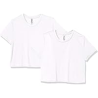 Women's Flowy Cropped T-Shirt-2 Pack
