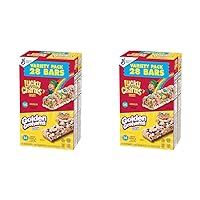 Golden Grahams Lucky Charms Breakfast Cereal Treat Bars Variety Pack, 28 ct (Pack of 2)