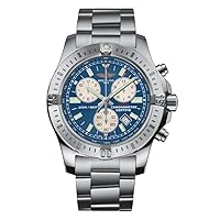Breitling Colt Chronograph Blue Dial Stainless Steel Men's Watch A7338811/C905/173A