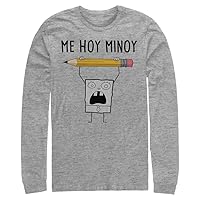 Nickelodeon Men's Spongebob Squarepants Mihoyminoy Tops Long Sleeve Tee Shirt
