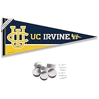 College Flags & Banners Co. California Irvine Eaters Pennant Flag and Wall Tack Mount Pads