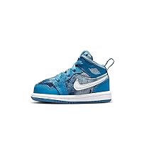 Jordan Toddler 1 Mid TD DM8950 400 Dutch Blue - Size 6C