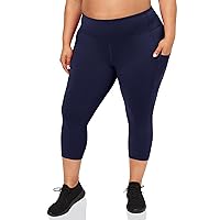 Plus Size Leggings with Pockets for Women, High Waisted Black Yoga Workout Leggings 3X 4X
