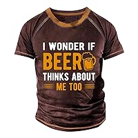 I Don't Know How to Act My Age T Shirt for Men 2023 Short Sleeve 3D Letter Graphic Funny Gift Tops
