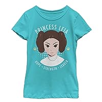 Fifth Sun Star Wars Princess Portrait Girls Short Sleeve Tee Shirt