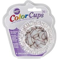 Wilton Standard Baking Cups, 36-Count, Baseball Color