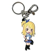 Great Eastern Entertainment Fairy Tail SD Lucy S2 PVC Keychain,Multicolored,2
