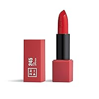 The Lipstick 245 - Outstanding Shade Selection - Matte And Shiny Finishes - Highly Pigmented And Comfortable - Vegan And Cruelty Free Formula - Moisturizes The Lips - Deep True Red - 0.16 Oz