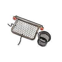 HME Durable Convenient Easy-to-Attach Hunting Ground Blind Accessory Shelf (8 Inches) with Drink Holder & Accessory Hooks