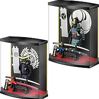 Samurai Armor 1/10, Date Masamune and Yamanoto Kansuke with Sword Figure, 2set H8.3in, Demon Slayer Samurai Series for Living Room for Gifts, for Men Holiday Greetings
