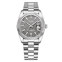 CADISEN Automatic Men's Mechanical Automatic Watch Sapphire Glass and Stainless Steel Waterproof